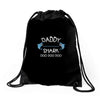 daddy shark doo doo doo Drawstring Bags