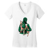 fawns meet kaiju Women's V-Neck T-Shirt