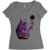 Totoro Forest Women's Triblend Scoop T-shirt