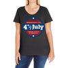 independence day Ladies Curvy T-Shirt