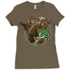 power critters Ladies Fitted T-Shirt