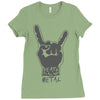 death to all but metal Ladies Fitted T-Shirt