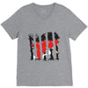 red running hood V-Neck Tee