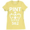 british pint funny Ladies Fitted T-Shirt