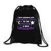I Love Someone with Pancreatic Cancer to The Moon and Back to Infinity Drawstring Bags