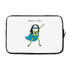 anxiety girl Laptop sleeve