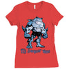 muscle shark its summer time Ladies Fitted T-Shirt