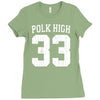 polk high Ladies Fitted T-Shirt