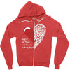 half of my heart is in heaven with my angel Zipper Hoodie