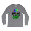 kiss me im gay Long Sleeve Shirts