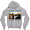Salvador Dali The Persistence Of Memory Zipper Hoodie