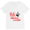 old school gamer V-Neck Tee
