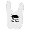 anti vegan task force Baby Bibs