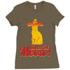 cinco de meow cinco de mayo Ladies Fitted T-Shirt