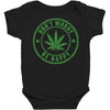 don't worry be happy Baby Bodysuit