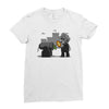 pacifist plumber Ladies Fitted T-Shirt
