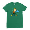 part time job   aquarium Ladies Fitted T-Shirt