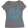 house of eagle Women's Triblend Scoop T-shirt