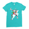 santa Ladies Fitted T-Shirt