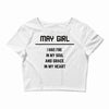 May Girl Crop Top