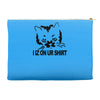 i iz on your shirt funny lolcat geek nerd tee cat s 3xl Accessory Pouches