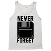never forget floppy disk Tank Top
