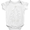lit af christmas tree Baby Onesie