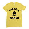 Trouble Maker Ladies Fitted T-Shirt
