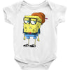 hipster spongebob squarepants Baby Onesie