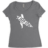 mens surfing Women's Triblend Scoop T-shirt