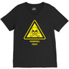 toxic hazard laboratory poison substance warning V-Neck Tee