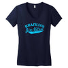 brazilian jiu jitsu  mma boxen fight Women's V-Neck T-Shirt