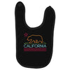 neon sign california republic flag bear Baby Bibs