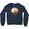 i give zero fox Crewneck Sweatshirt