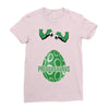 Preggosaurus Funny Ladies Fitted T-Shirt