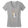 Unicorns are born in April Women's V-Neck T-Shirt