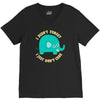 an elephant never cares V-Neck Tee
