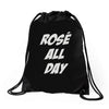 rose' all day Drawstring Bags