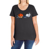 the hare and the shell Ladies Curvy T-Shirt