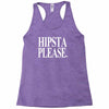 hipsta please Racerback Tank