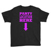 party location here Youth Tee