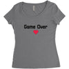 Game Over Women's Triblend Scoop T-shirt