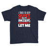 tried to keep quiet but my ancestors Youth Tee