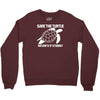 save the turtle Crewneck Sweatshirt