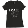 i call bull crap Ladies Fitted T-Shirt