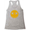 funny smiley face Racerback Tank
