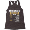 Mechanic Hourly Rate Racerback Tank