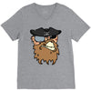 pirates face V-Neck Tee