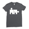 rude jigsaw ideal birthday present or gift Ladies Fitted T-Shirt