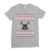 darth vader christmas ugly Ladies Fitted T-Shirt